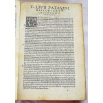T. Livii Patavini Historiarum Ab Urbe Condita Libri Qui Extant XXXV : Cum Universae Historiae Epitomis